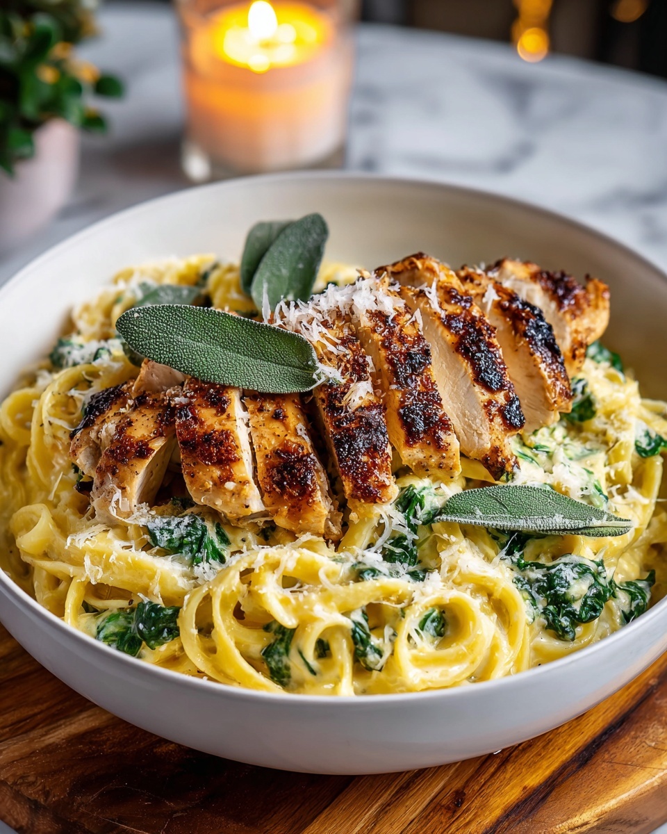 Pumpkin Sage Chicken Alfredo Recipe 6 Pumpkin Sage Chicken Alfredo Recipe - Recipe Image