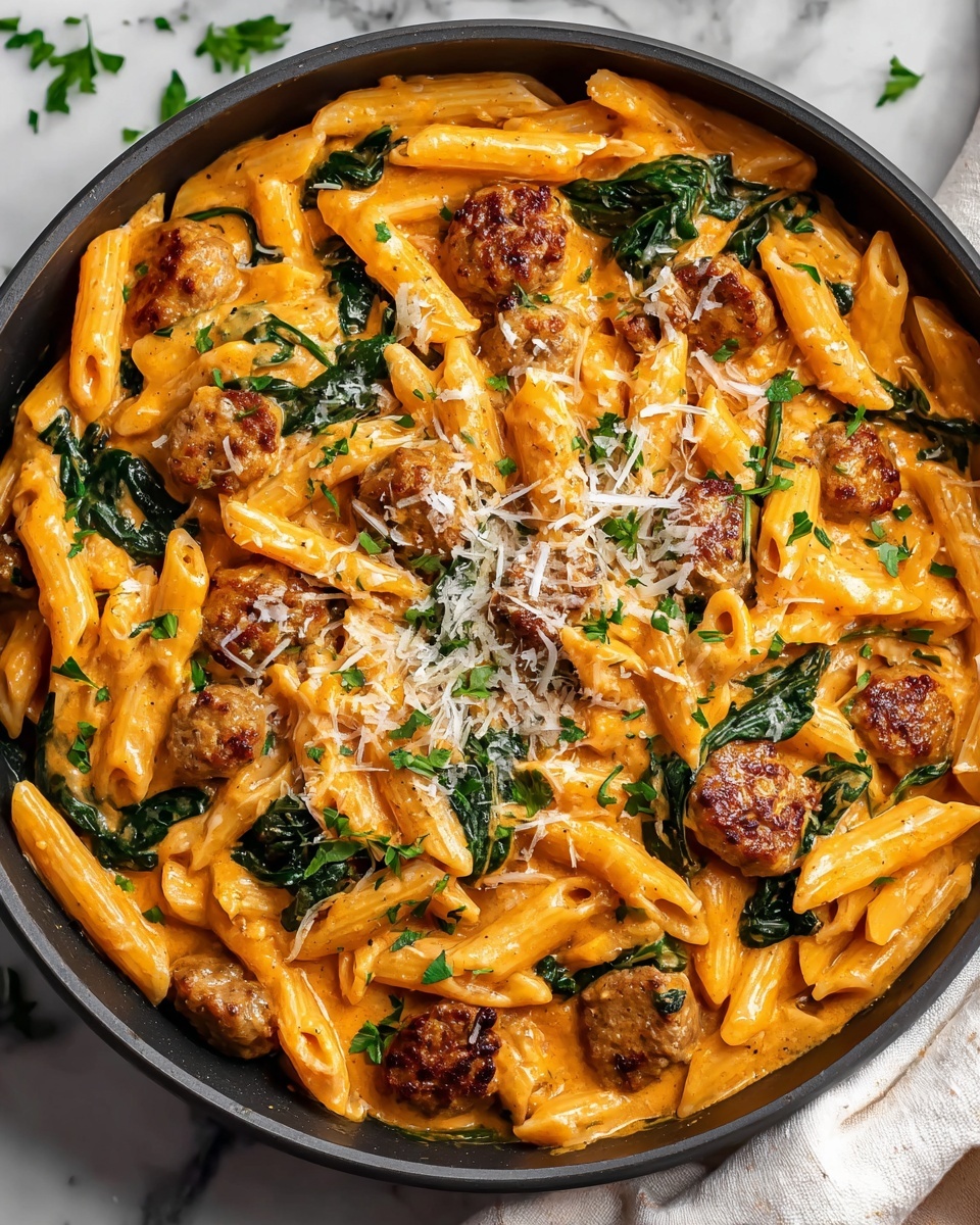 One Pot Creamy Cajun Sausage Pasta Recipe 4 One Pot Creamy Cajun Sausage Pasta Recipe