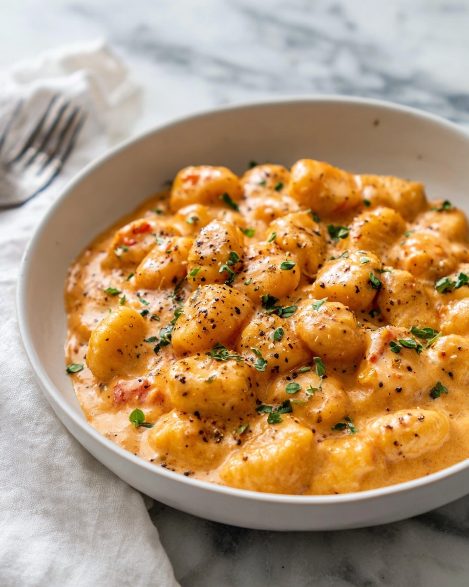 Marry Me Crispy Tofu with Gnocchi Recipe - Recipe Image
