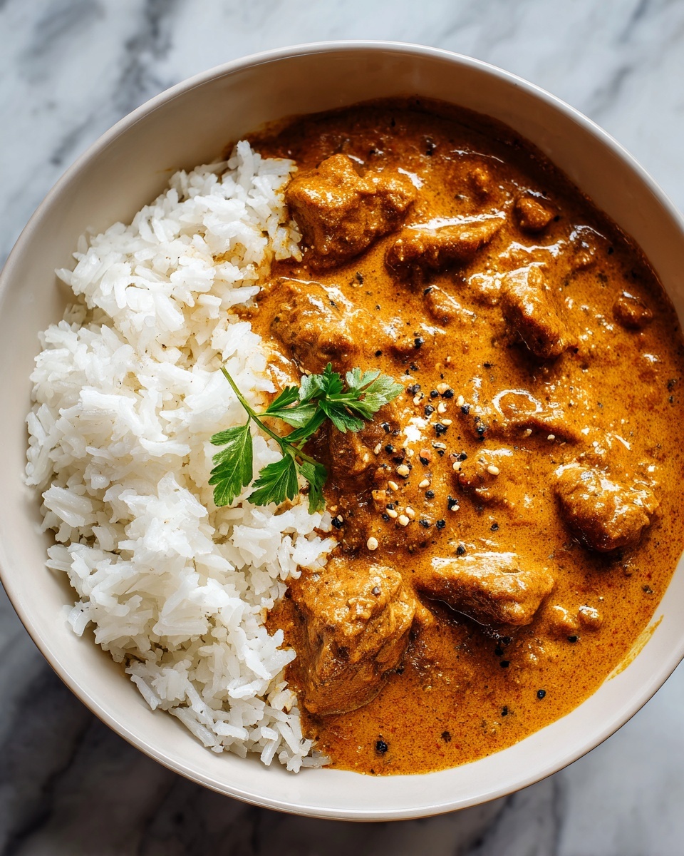 Crockpot Creamy Coconut Chicken Tikka Masala Recipe - Recipe Image