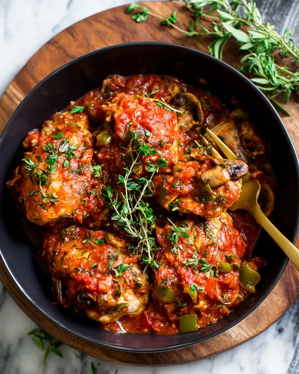 Slow Cooker or Instant Pot Chicken Cacciatore Recipe 6 Slow Cooker or Instant Pot Chicken Cacciatore Recipe - Recipe Image