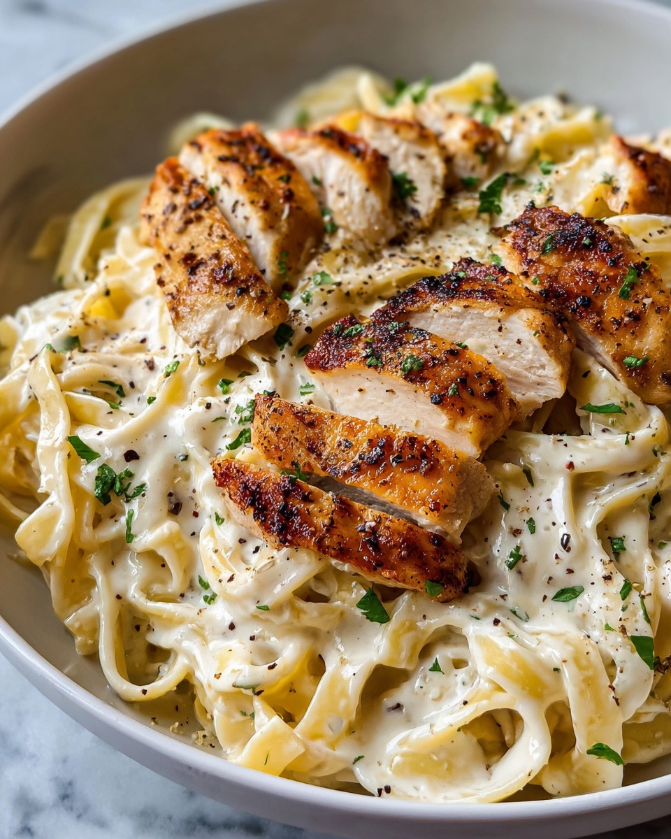 Chicken Alfredo Pasta Recipe - Recipe Image