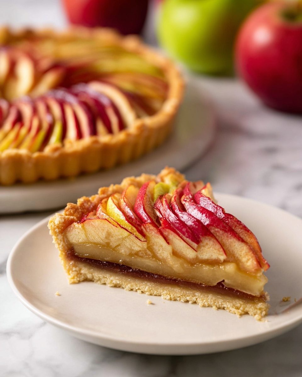 Vegan Apple Tart with Cinnamon-Spiced Caramelized Apples Recipe - Recipe Image
