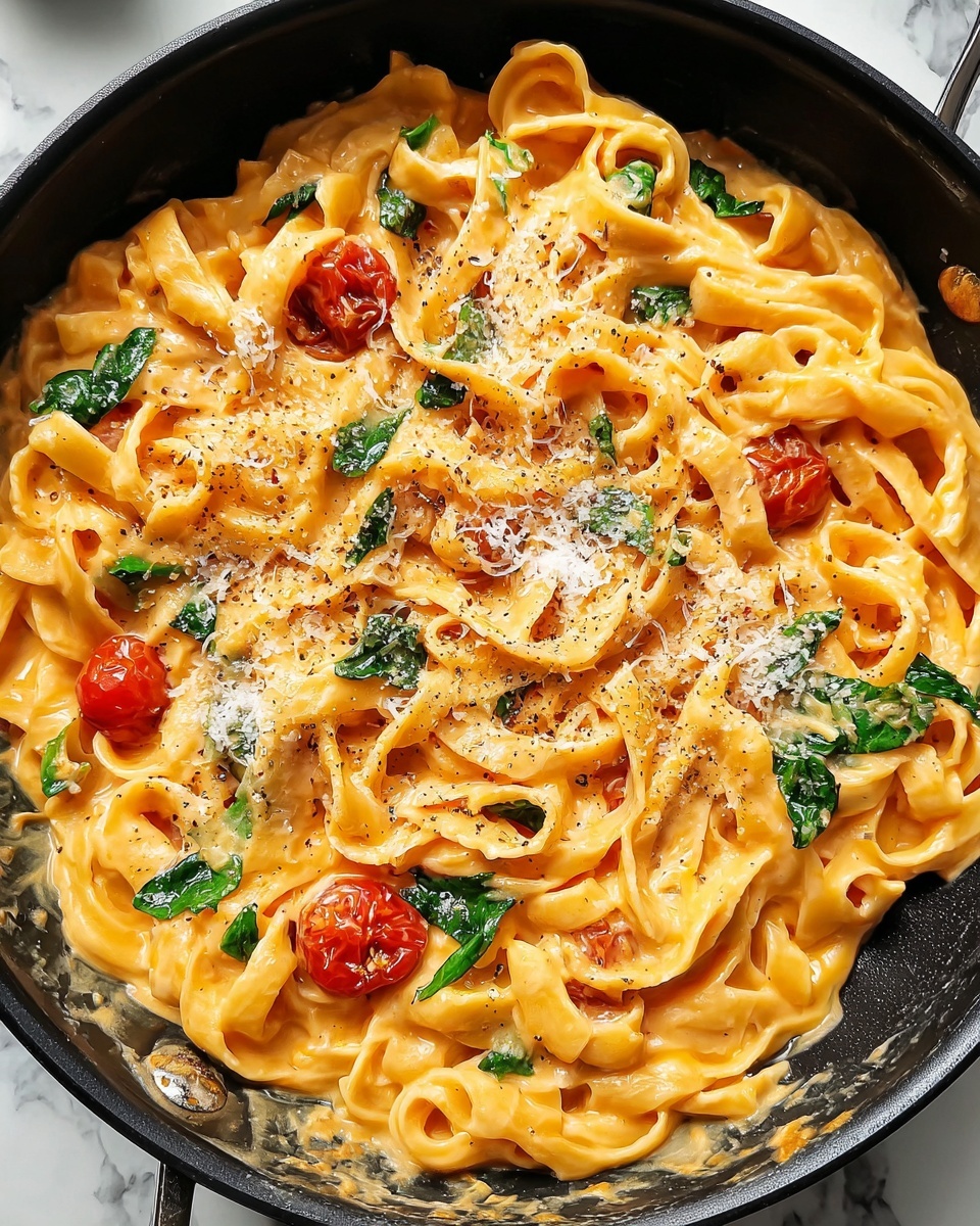 Vegan Creamy Sun Dried Tomato Pasta Recipe - Recipe Image