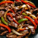 Sizzling Chinese Pepper Steak with Onions Recipe