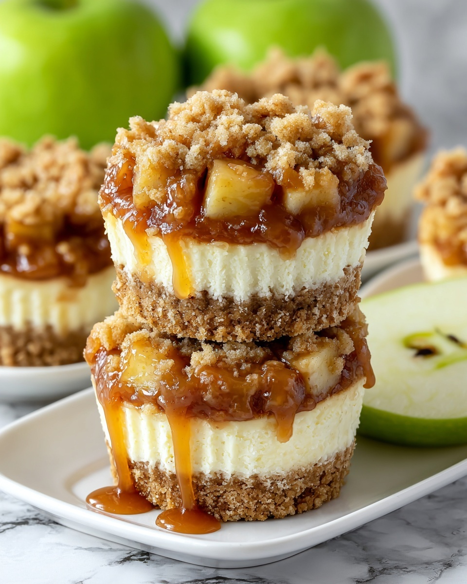 Apple Crisp Mini Cheesecakes Recipe
