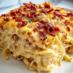 Spicy Southern Cheesy Chicken Spaghetti Casserole Recipe