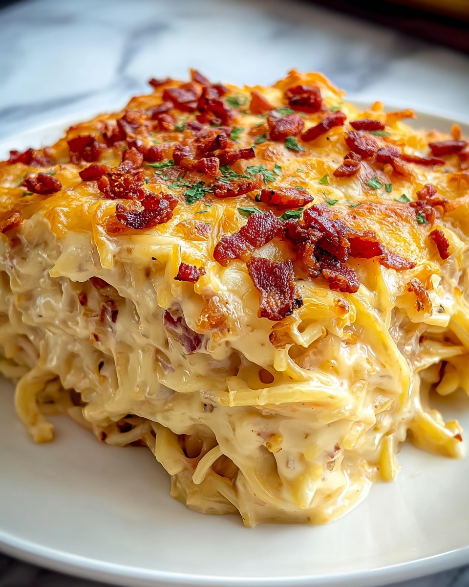 Spicy Southern Cheesy Chicken Spaghetti Casserole Recipe - Recipe Image