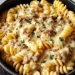 The Best Crockpot Garlic Parmesan Chicken Pasta Recipe