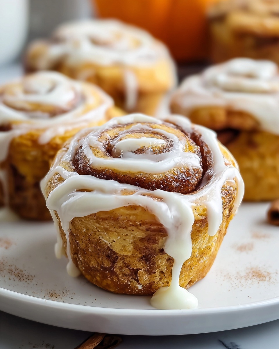 Pumpkin Cinnamon Roll Muffins Recipe