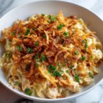 French Onion Chicken Orzo Casserole Recipe