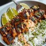 Sweet Chili Chicken Bowl with Coconut Lime Drizzle Recipe