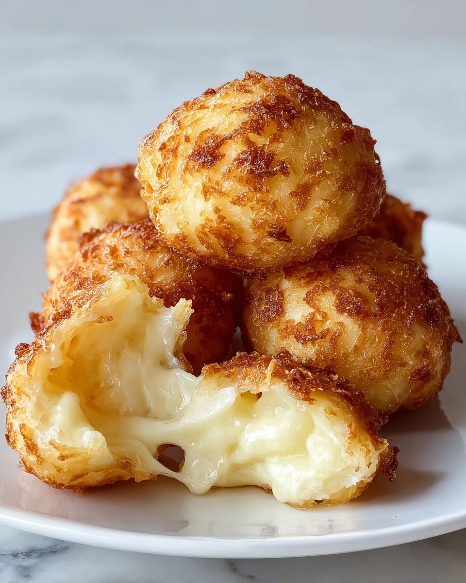 Crispy Mashed Potato Cheese Puffs Recipe - Recipe Image