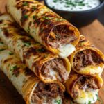 French Dip Tortilla Roll-Ups Recipe