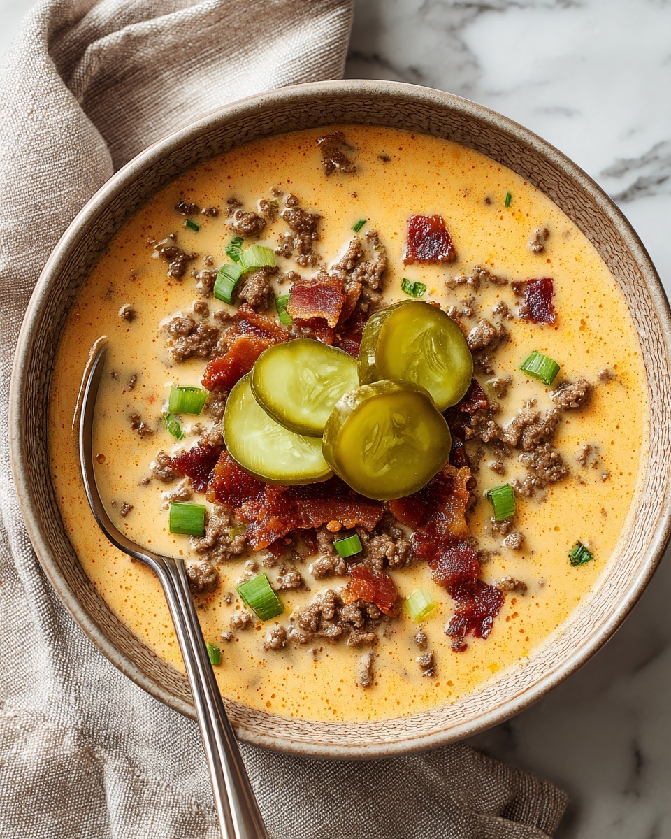 Keto Cheeseburger Soup Recipe 5 Keto Cheeseburger Soup Recipe - Recipe Image