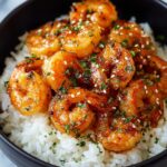20 Minute Honey Garlic Shrimp & Rice Bowl Recipe