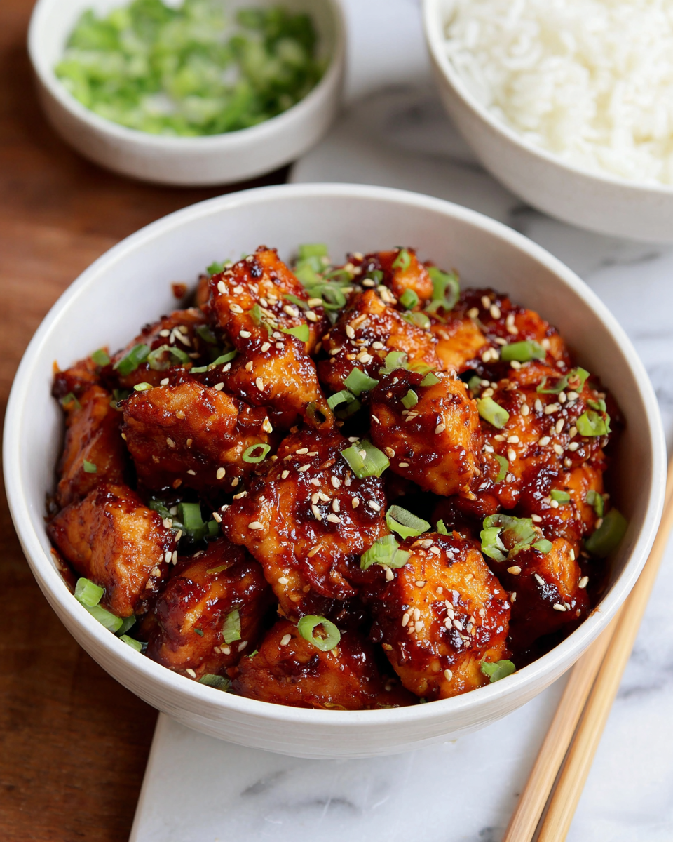 Korean Sticky Chicken Recipe 6 Korean Sticky Chicken Recipe - Recipe Image