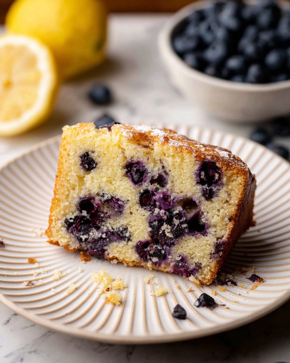 Moist Lemon Blueberry Loaf with Lemon Glaze Recipe