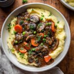 Vegan Mushroom Stew over Mashed Potatoes Recipe