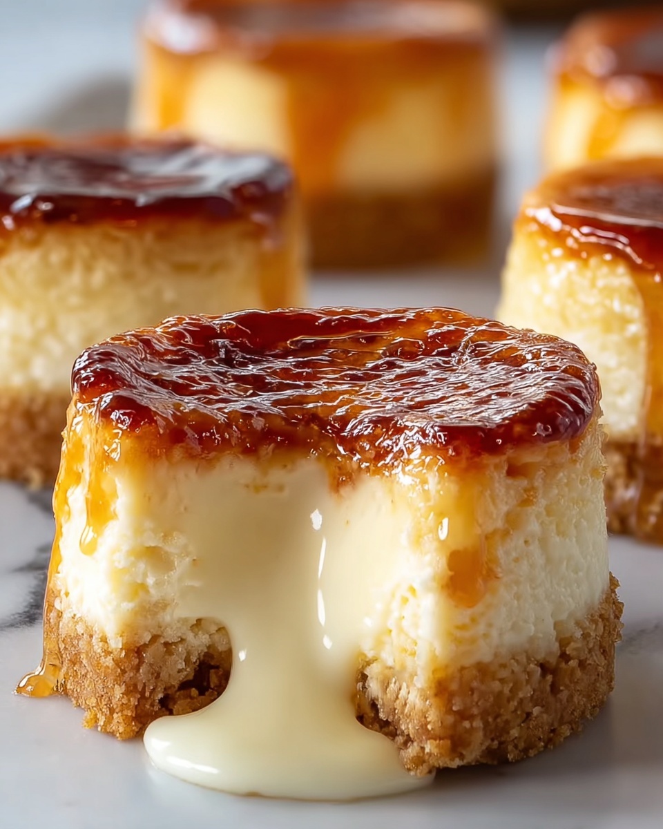Mini Crème Brûlée Cheesecakes Recipe