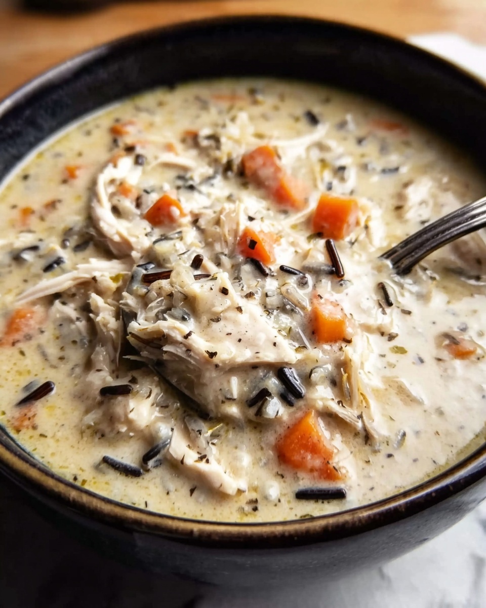 Crockpot Chicken Wild Rice Soup Recipe - Recipe Image