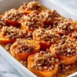 Melting Sweet Potatoes with Maple Cinnamon Pecan Topping Recipe