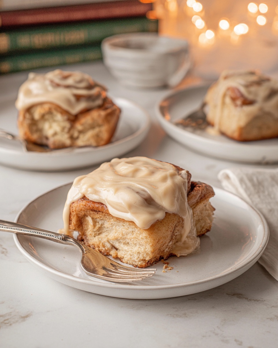 Gingerbread Cinnamon Rolls with Cream Cheese Frosting Recipe