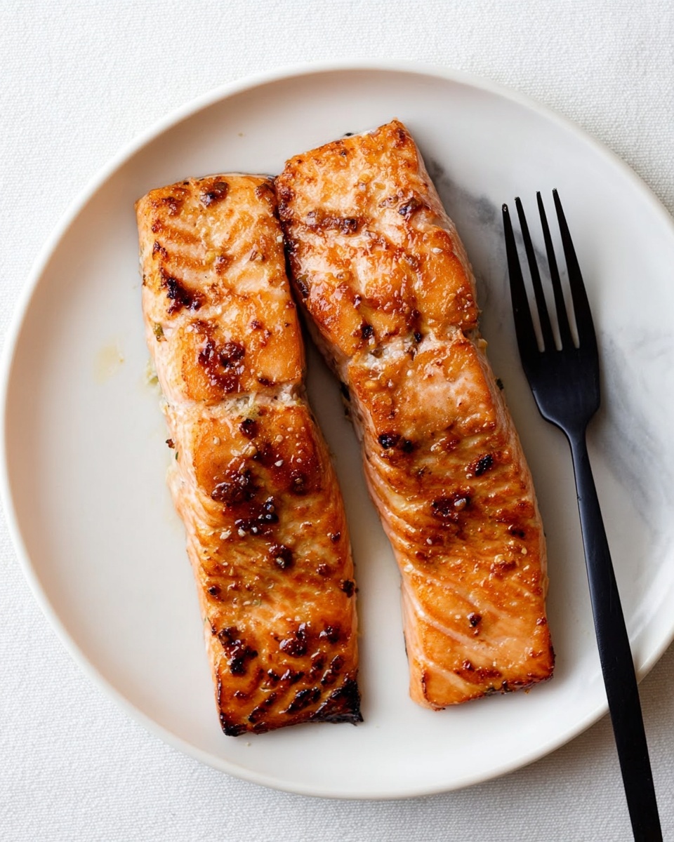 Ginger Garlic Air Fryer Salmon Recipe