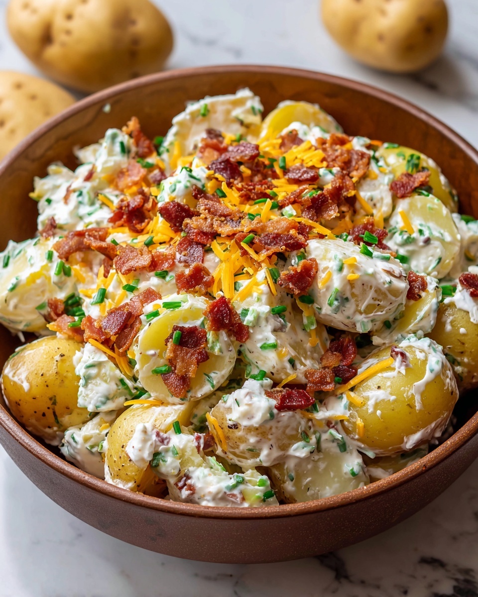 Loaded Baked Potato Salad Recipe