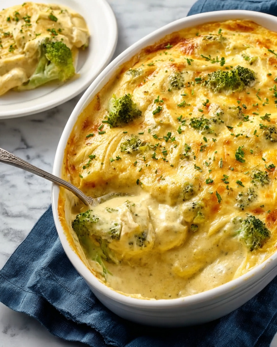 Turkey Divan: A Creamy Baked Casserole with Broccoli and Turkey Recipe - Recipe Image