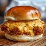 Cajun Chicken Sloppy Joes with Creamy Cheese Sauce Recipe
