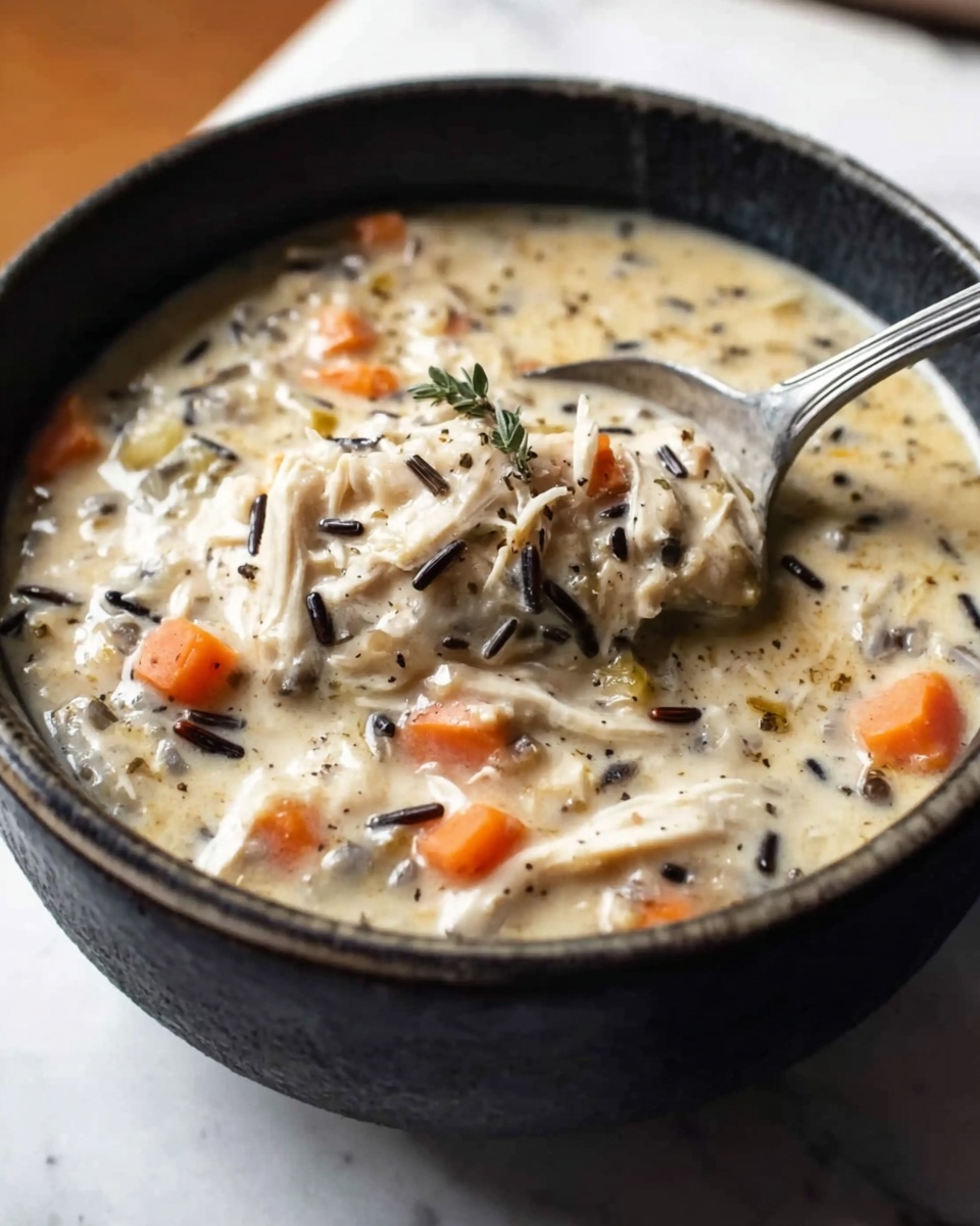 Crockpot Chicken Wild Rice Soup Recipe - Recipe Image
