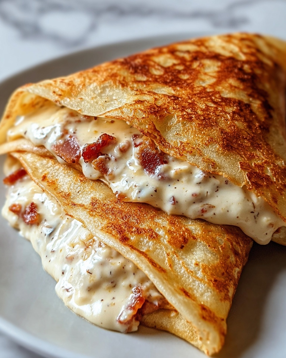 Crispy Bacon Ranch Chicken Queso Pockets Recipe - Recipe Image