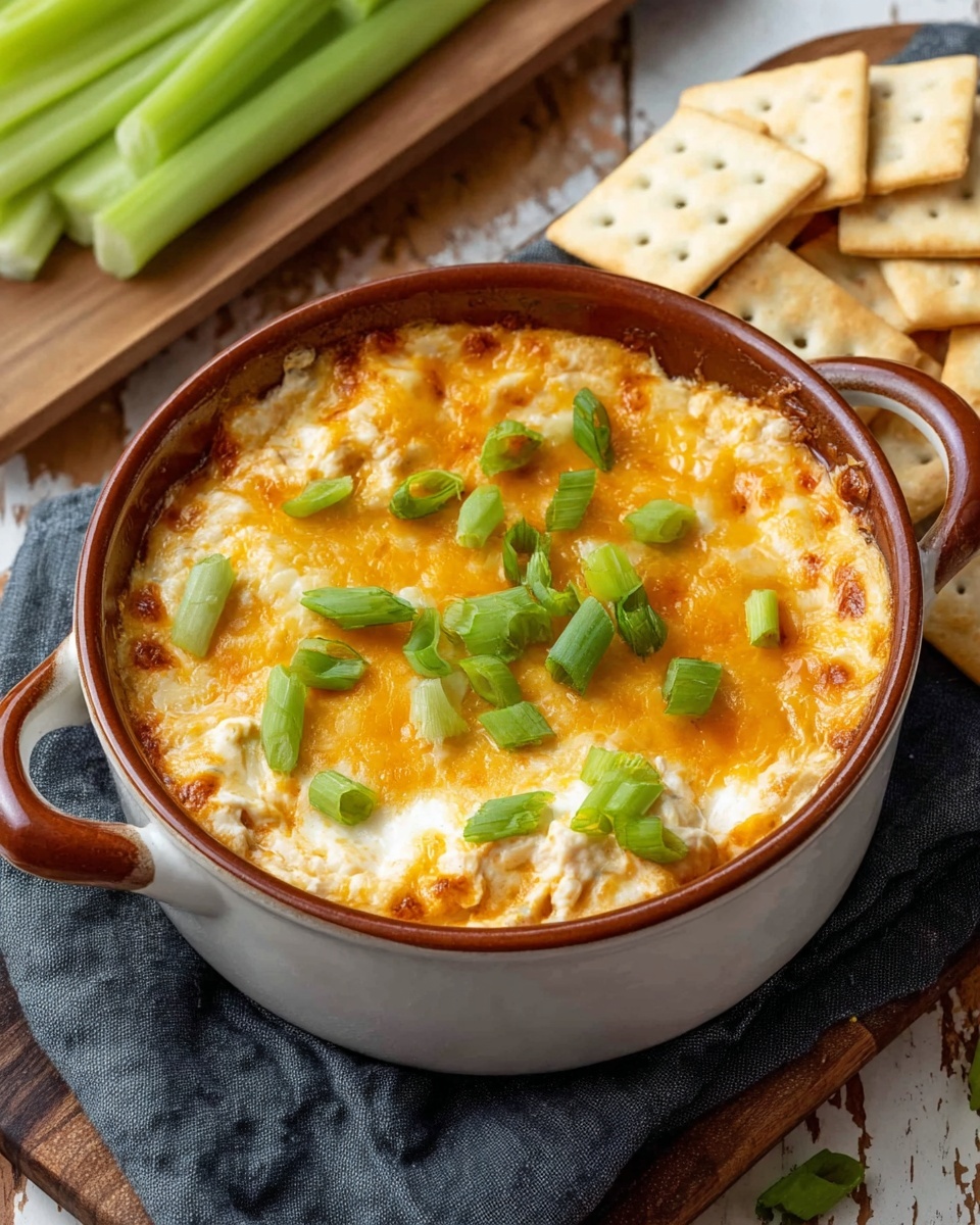 Savory Homemade Buffalo Chicken Dip for Game Day Cheers Recipe - Recipe Image