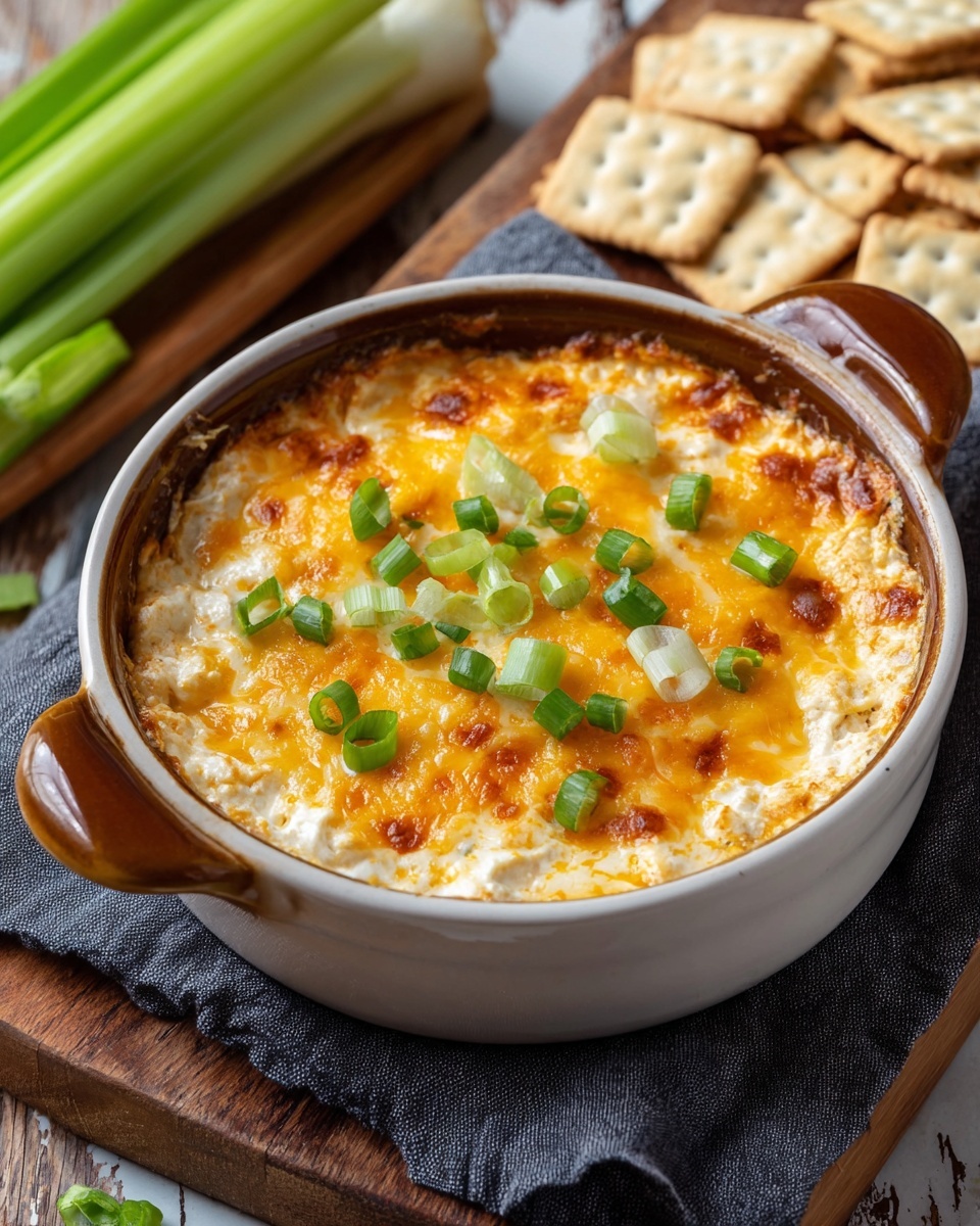 Savory Homemade Buffalo Chicken Dip for Game Day Cheers Recipe - Recipe Image