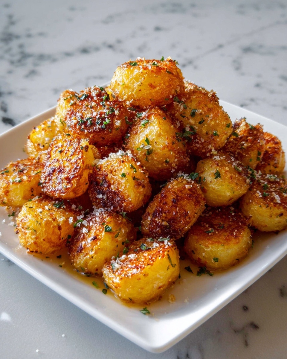 Amazing Crispy Parmesan Crusted Potatoes Done in 30 Min Flat Recipe
