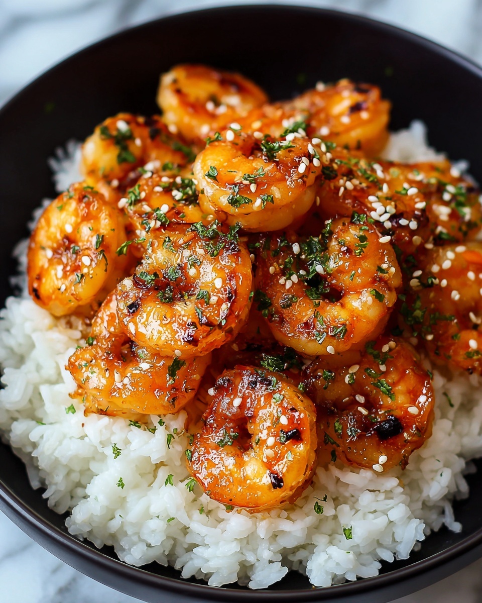 20 Minute Honey Garlic Shrimp & Rice Bowl Recipe 6 20 Minute Honey Garlic Shrimp & Rice Bowl Recipe - Recipe Image