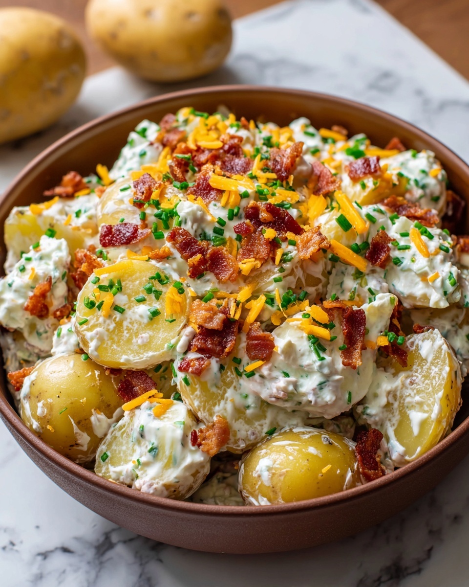 Loaded Baked Potato Salad Recipe - Recipe Image