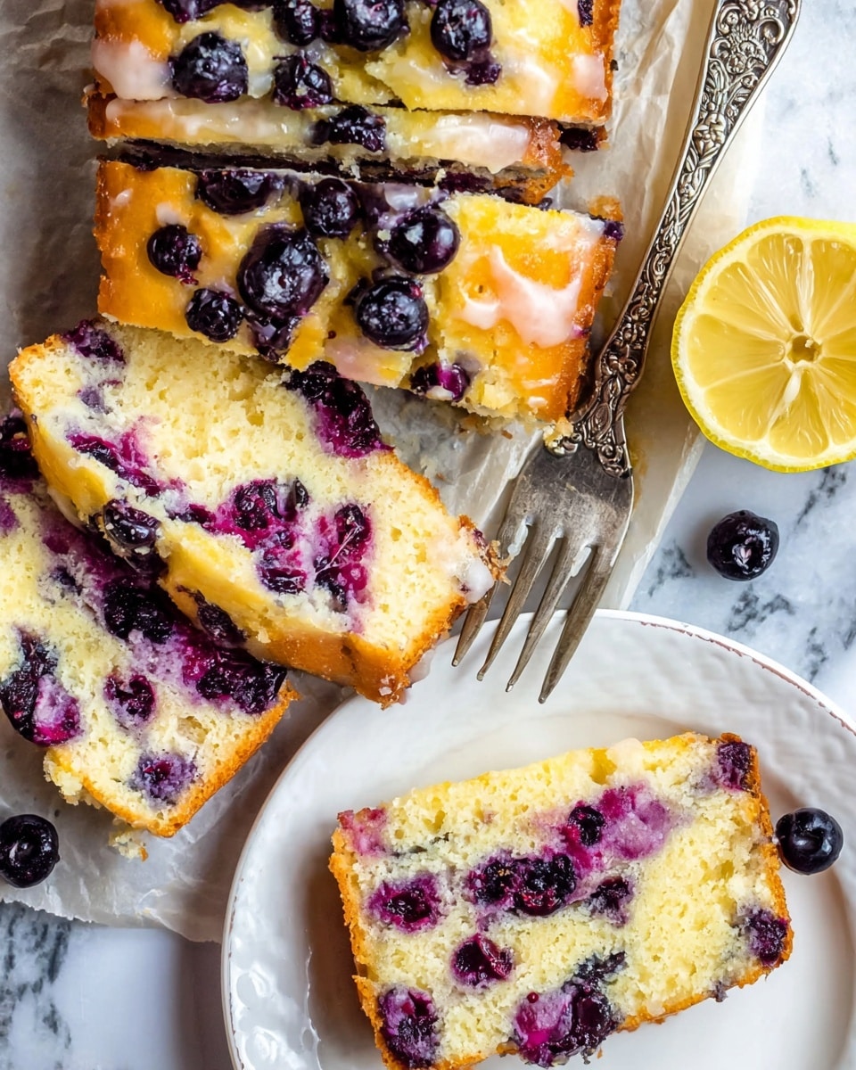 Easy Lemon Blueberry Bread Recipe - Recipe Image