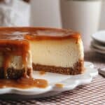 Salted Caramel Cheesecake with Biscoff Crust Recipe