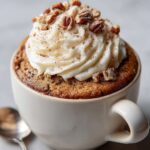 3-Minute Keto Cinnamon Roll Mug Cake Recipe