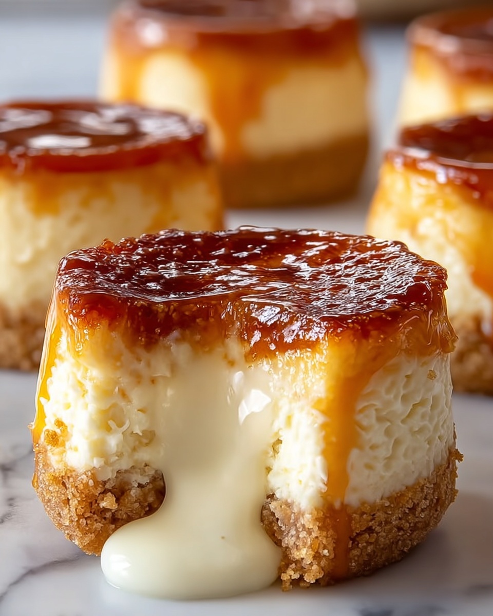 Mini Crème Brûlée Cheesecakes Recipe - Recipe Image