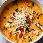 Crock Pot Creamy Chicken Parmesan Soup Recipe
