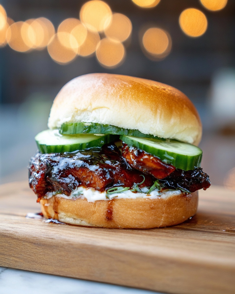 Grilled Korean BBQ Chicken Sandwich with Spicy Mayo and Pickles Recipe