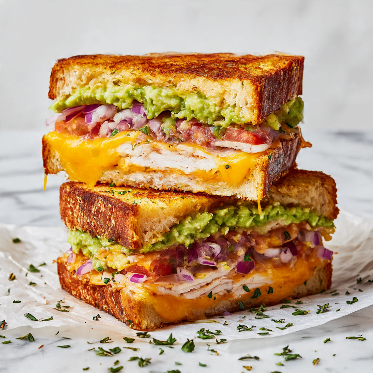Chicken Avocado Melt Sandwich Recipe