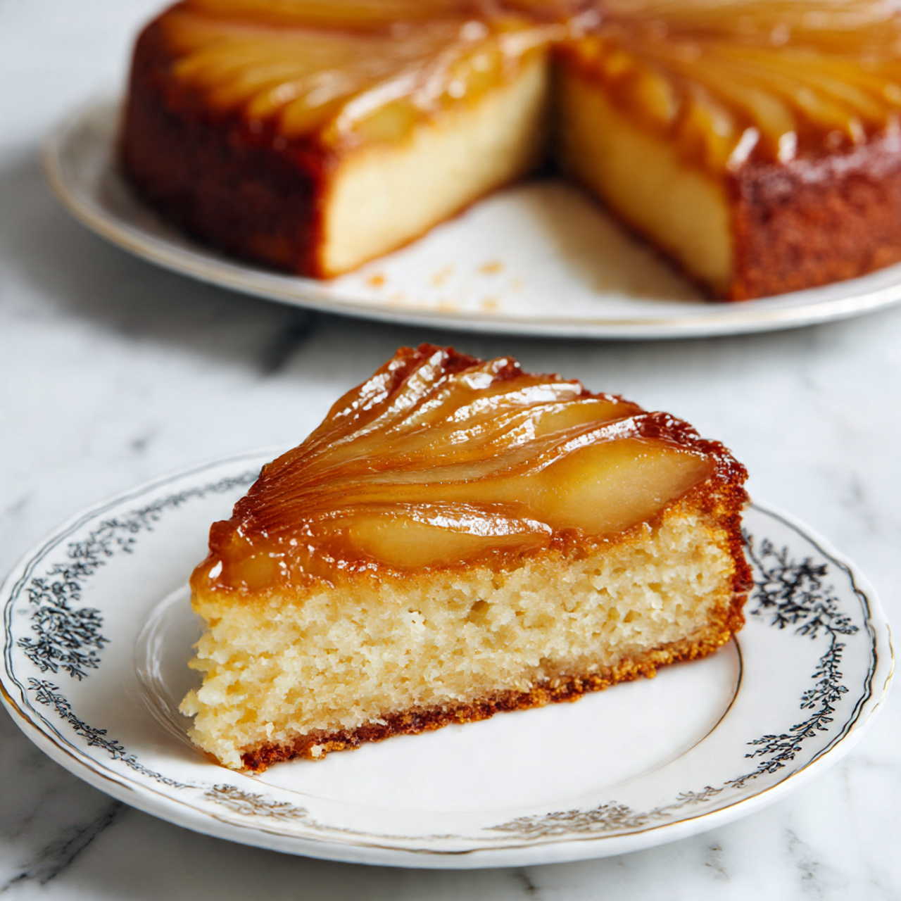 Apple Upside-Down Cake Recipe
