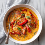 Creamy Pesto Chicken with Sun-Dried Tomatoes and Bell Peppers Recipe
