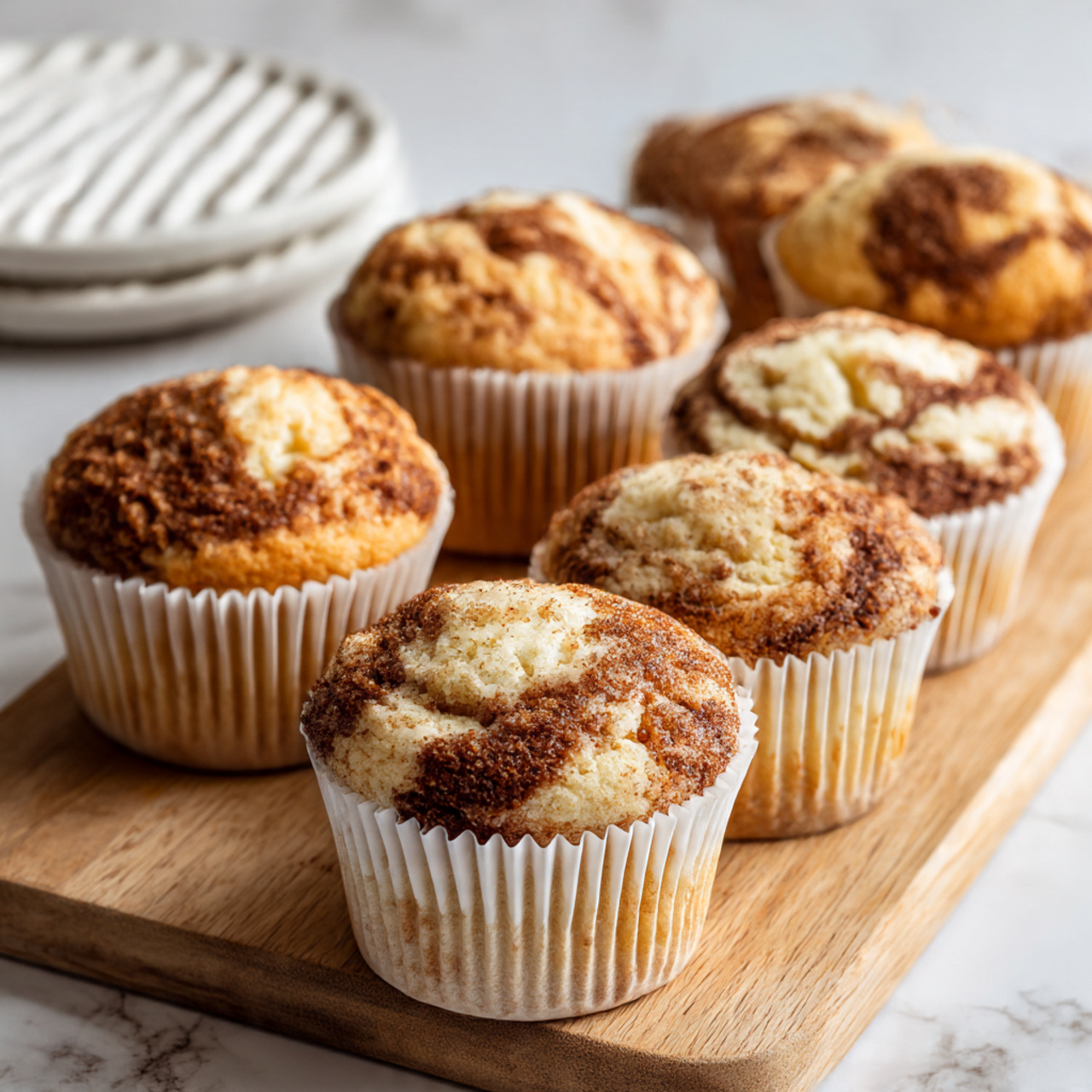 Swirled Pumpkin Cream Cheese Muffins Recipe