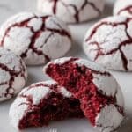 Red Velvet Crinkle Cookies Recipe