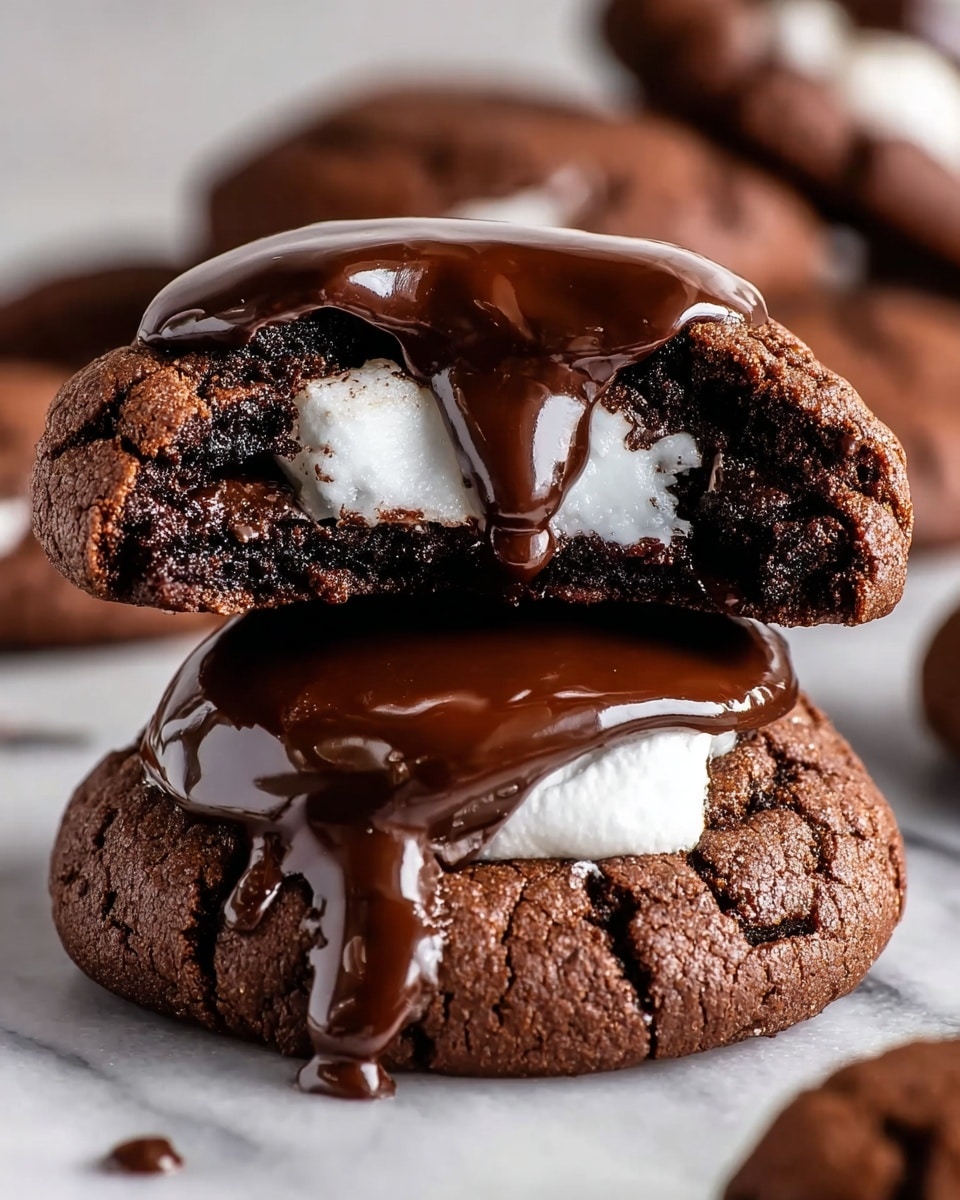 Marshmallow Hot Cocoa Surprise Cookies Recipe